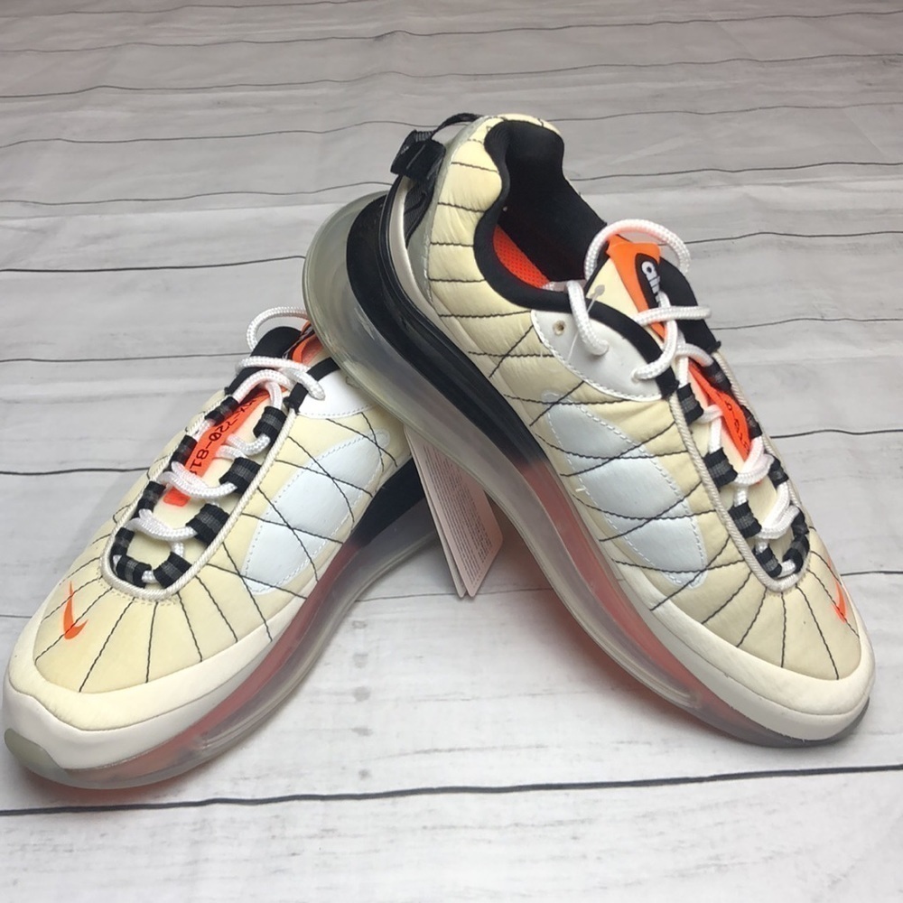 Nike Air Max Shoes Sail-White-Black-Hyper Orange 7
